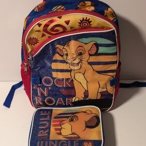 Disney Lion King Blue Backpack